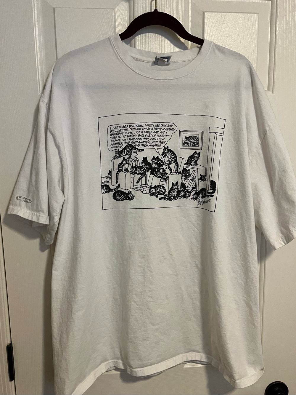 Crazy Shirts Men’s XXL Tee with B. Kliban Artwork